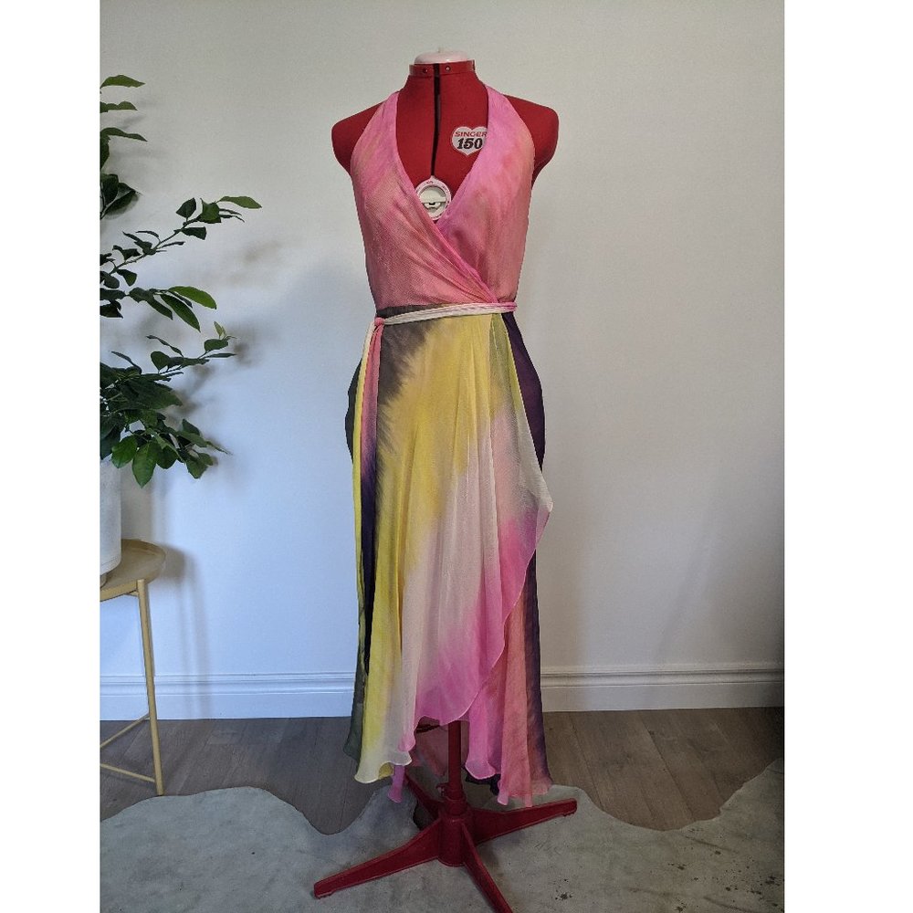 BCBG  Max Mara - flowy halther dress